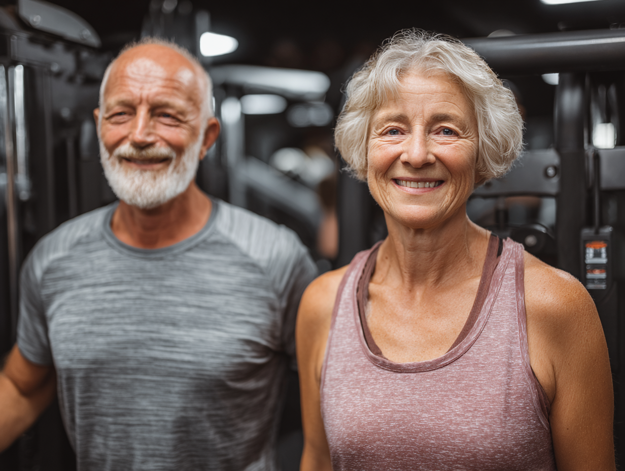 Multi-generational family enjoying outdoor fitness activities together